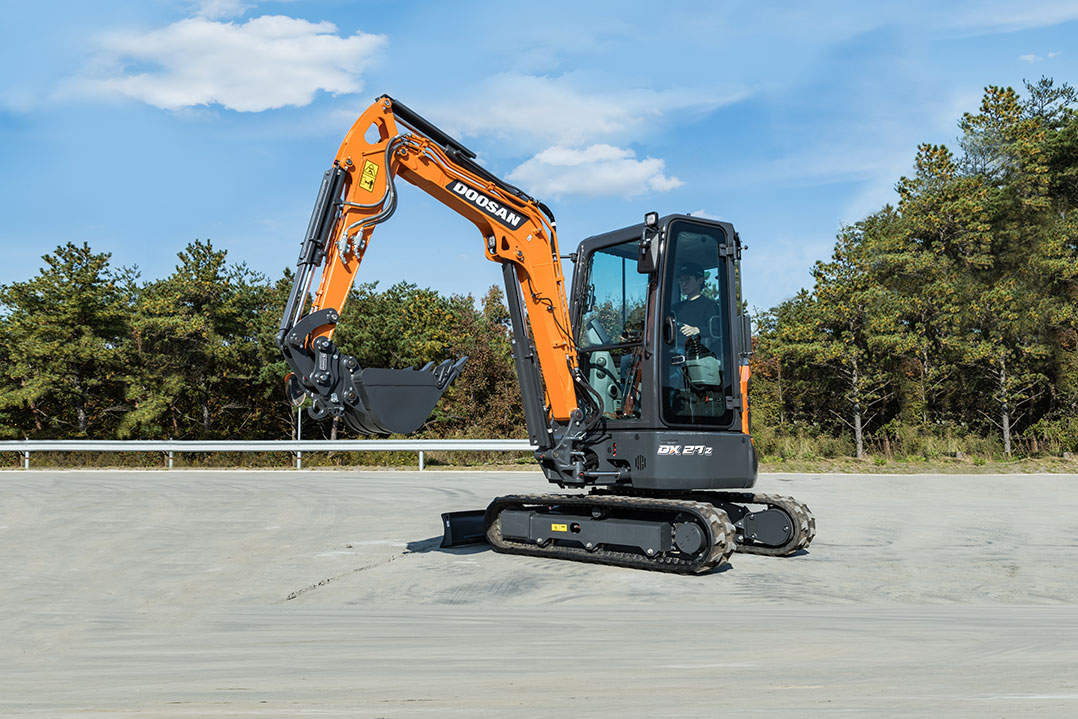 Doosan lancia la gamma di miniescavatori di nuova generazione: DX27Z-7, DX35Z-7, DX50Z-7 e DX55R-7