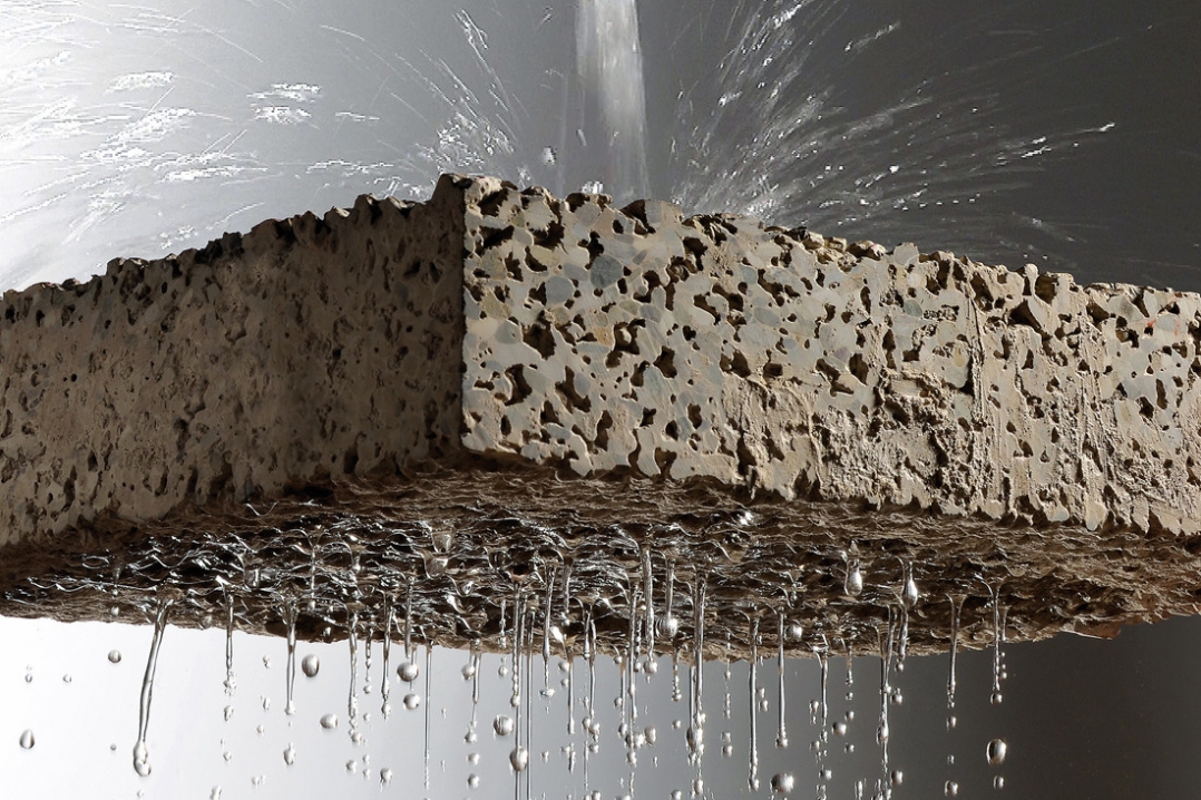 Calcestruzzo drenante Drainbeton