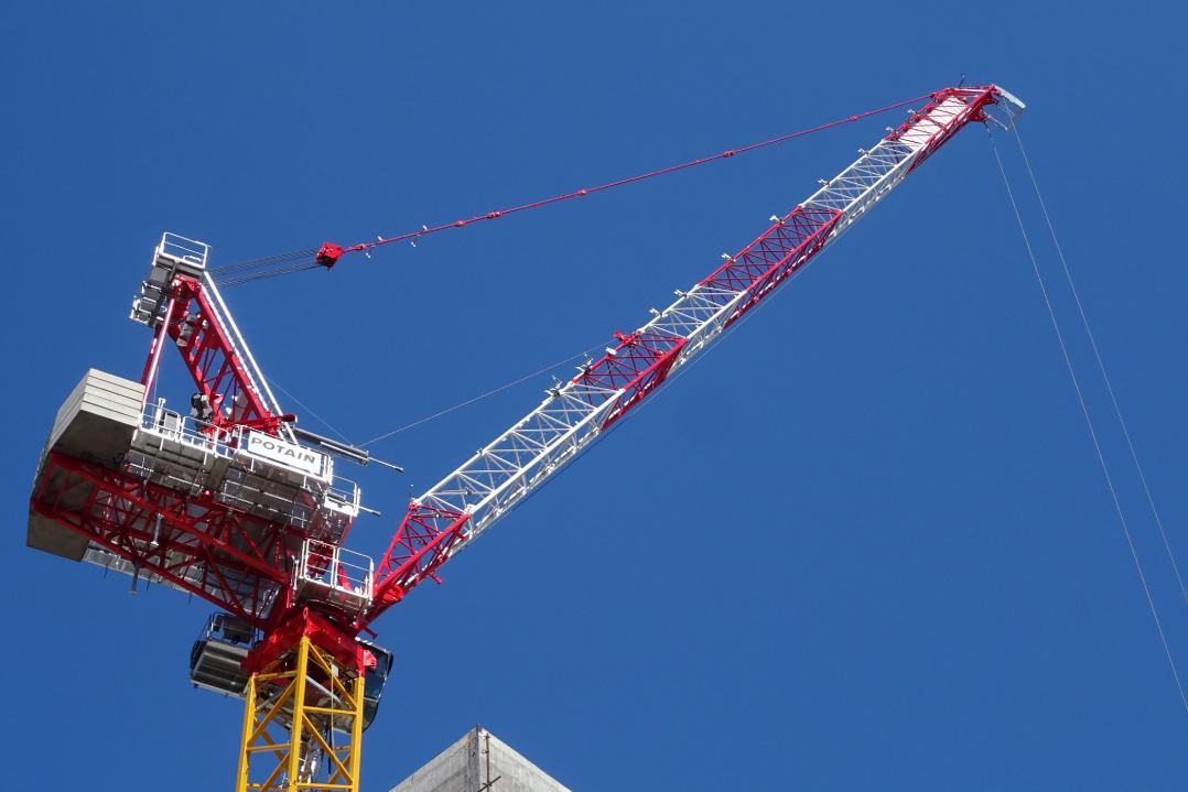 Bennetts Cranes utilizzerà la prima Potain MR 309 al mondo per il progetto 40 The Broadway