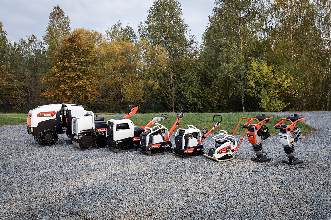 Bobcat presenta la nuova gamma di macchine per la compattazione leggera
