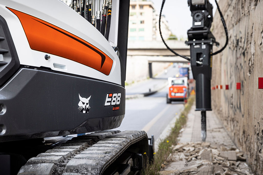 La serie R2 Bobcat cresce con il nuovo escavatore E88 da 8 tonnellate