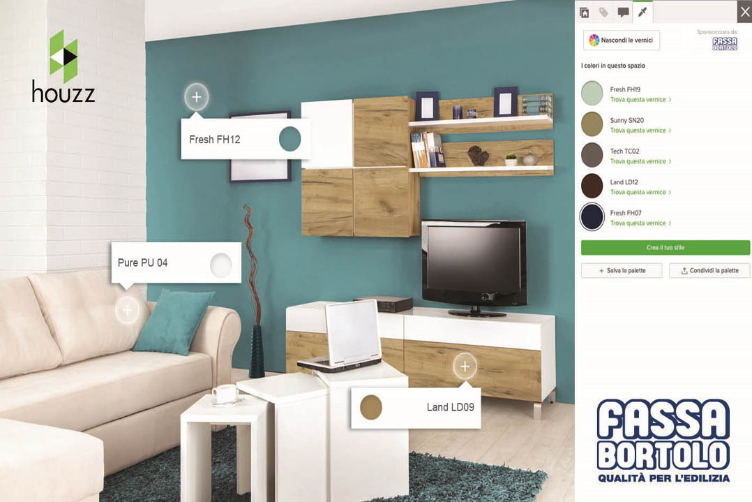 Color Picker: un’esperienza di progettazione emozionale firmata Houzz e Fassa Bortolo