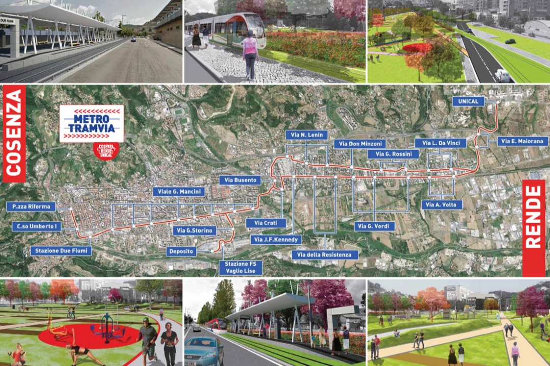 C.M.C. di Ravenna si aggiudica un contratto da 98 mln di euro per la progettazione e realizzazione del tratto di metro leggera Cosenza – Rende – Università della Calabria