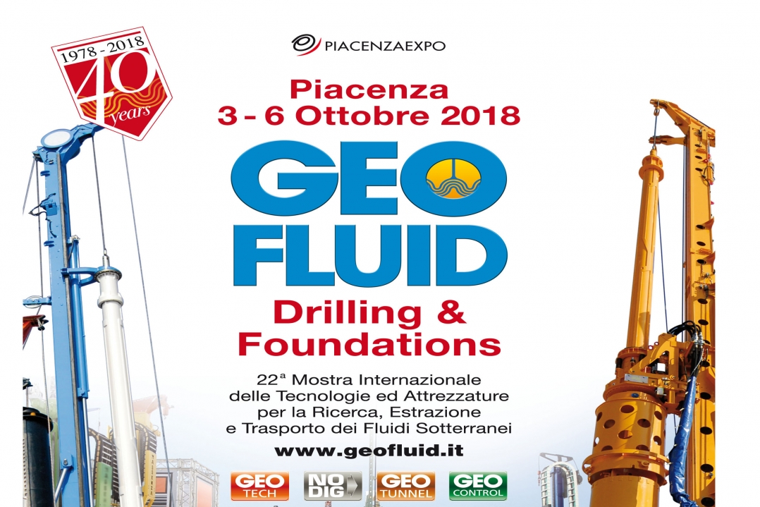 3 al 6 ottobre GEOFLUID 2018 a Piacenza