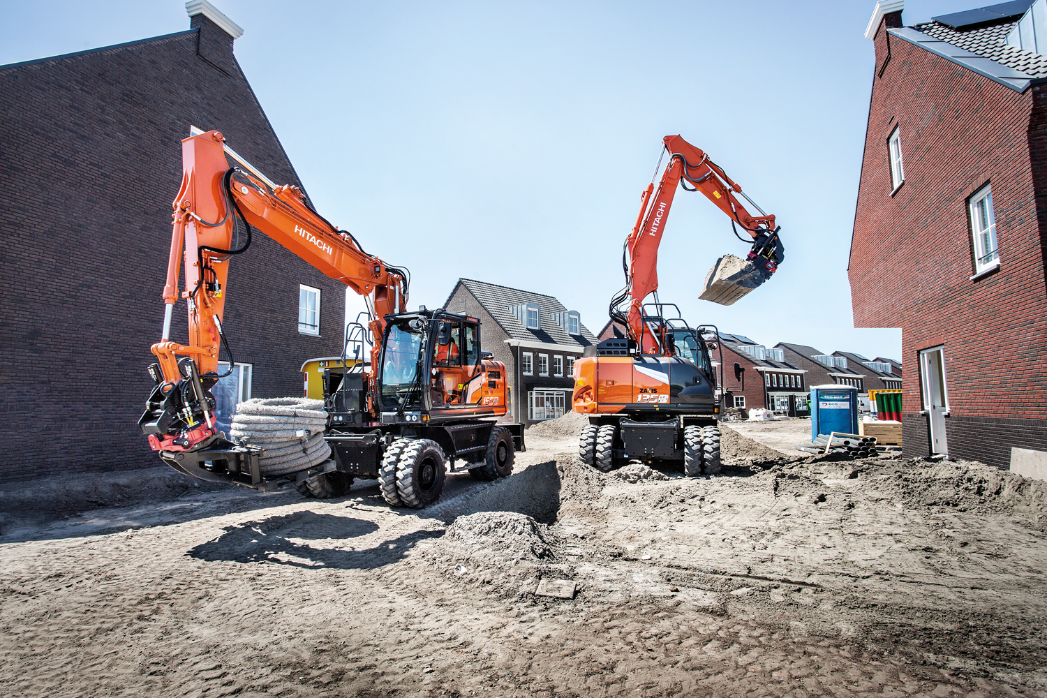 Realizza la tua visione con la nuova serie di escavatori gommati Zaxis 7 Hitachi