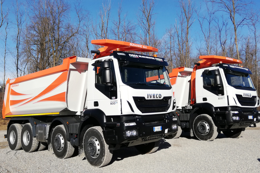 La Bonanno srl sceglie nuovi IVECO Trakker per gestire le attività di coltivazione della cava Holcim di Gorla Minore (VA)