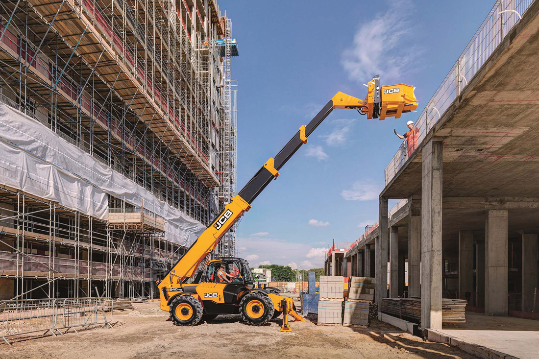 Jcb lancia il nuovo movimentatore telescopico 540-180 HiHiz