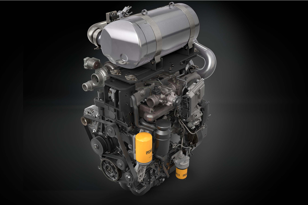 Gamma di motori JCB pronta per gli standard di emissioni Stage V