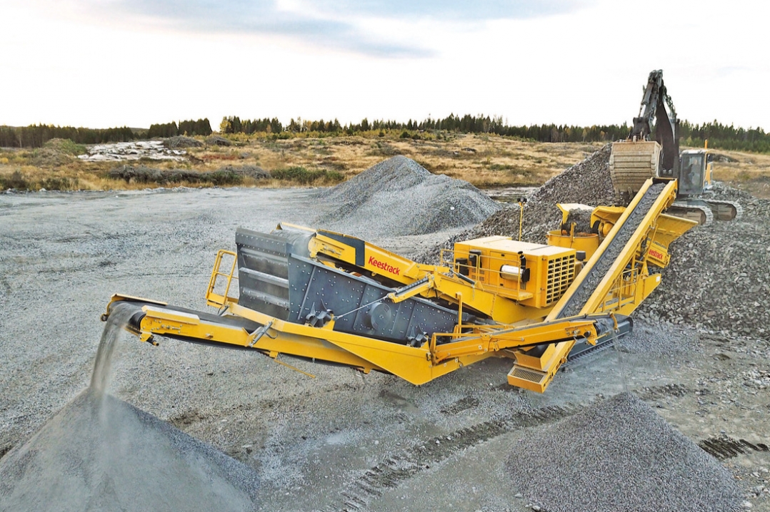 Tecnologia innovativa per il frantoio a cono Keestrack H6e