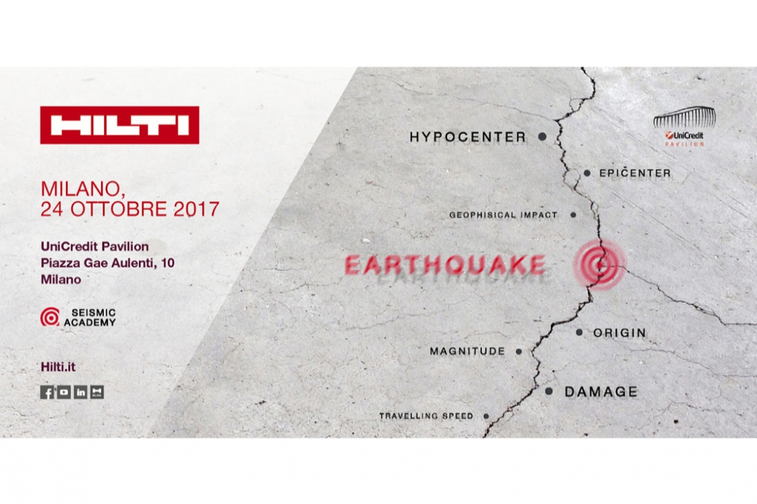 Seismic Academy 2017: al via la V Edizione del Convegno Nazionale organizzato da Hilti Italia