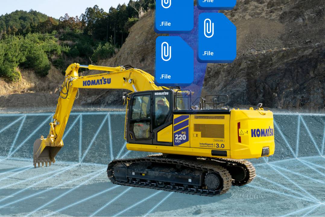 Smart Construction Remote fornito di serie per tutti i sistemi di comando e guida di Komatsu