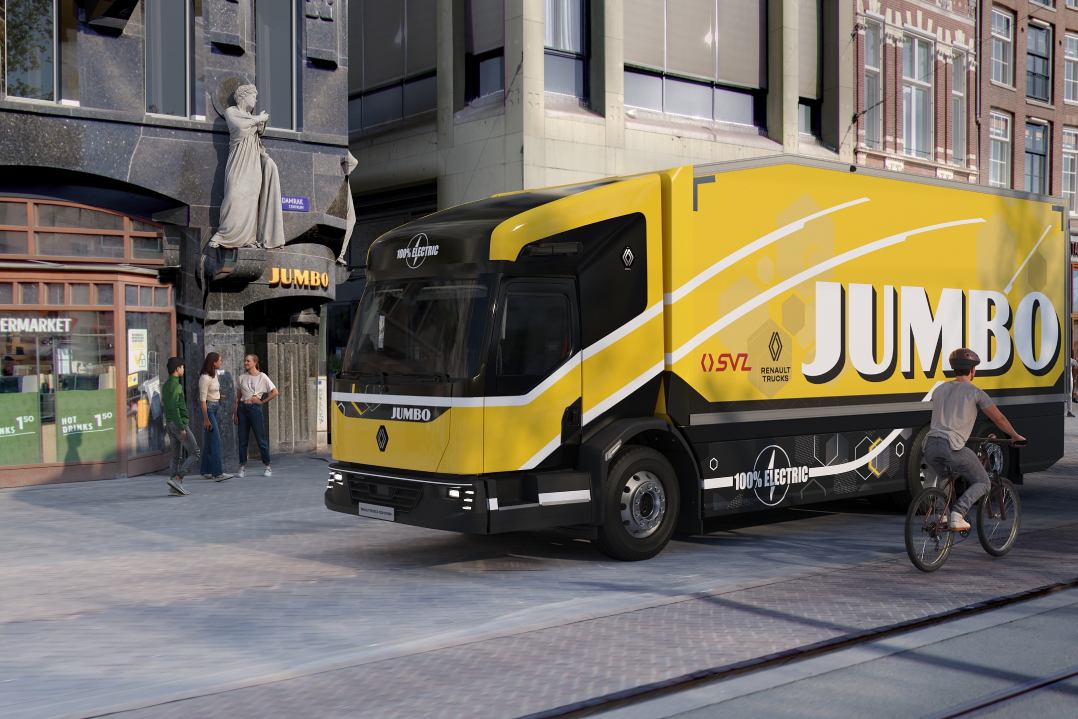 Renault Trucks, Jumbo e SVZ testano il prototipo elettrico Oxygen