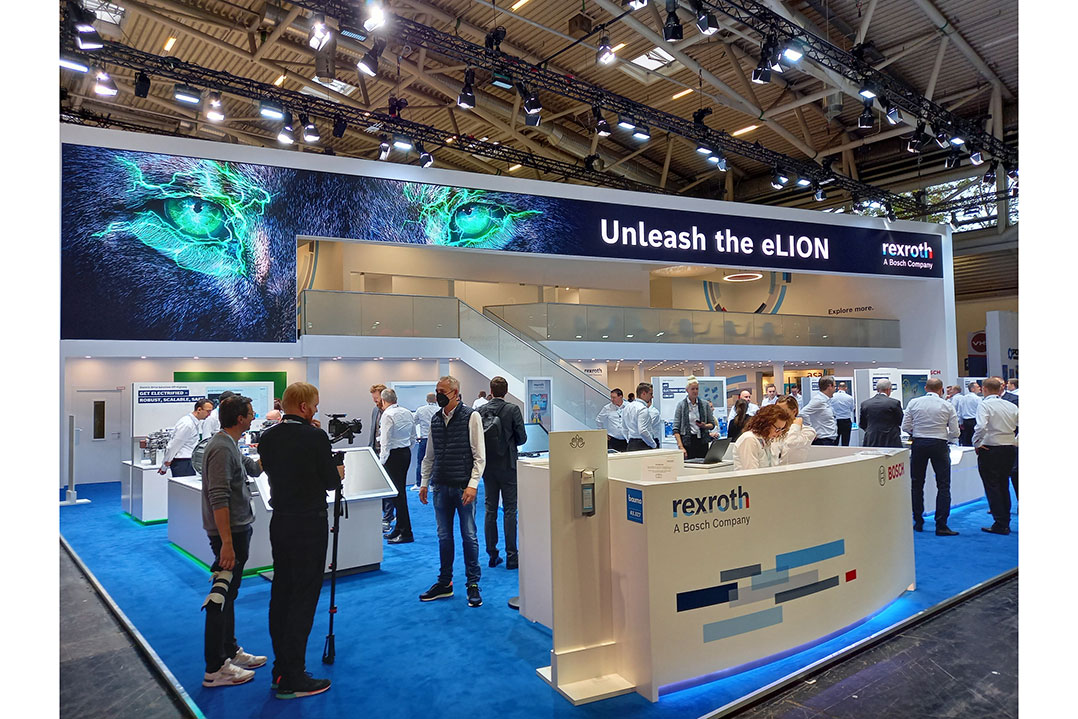 Bosch Rexroth a Bauma 2022 con soluzioni di automazione per servire la macchine da lavoro del futuro