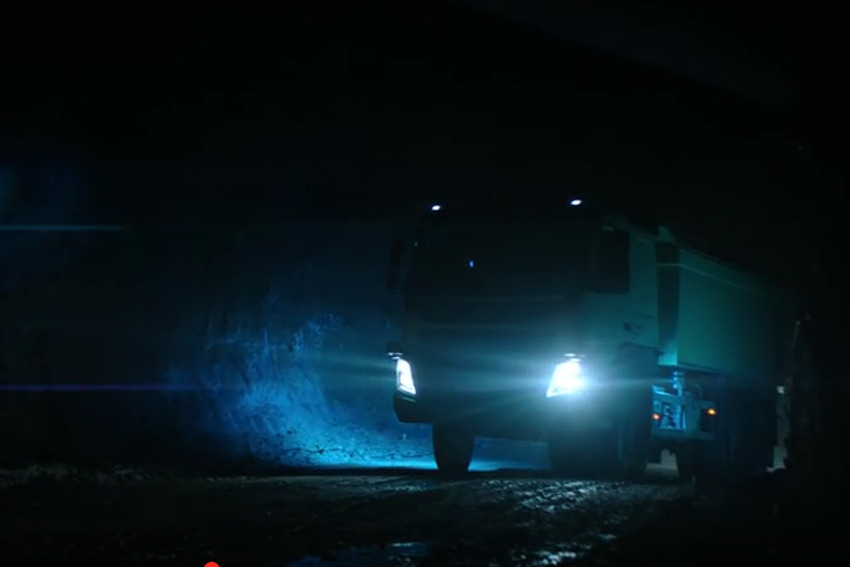 Volvo FMX a guida autonoma testato nelle miniere di Boliden