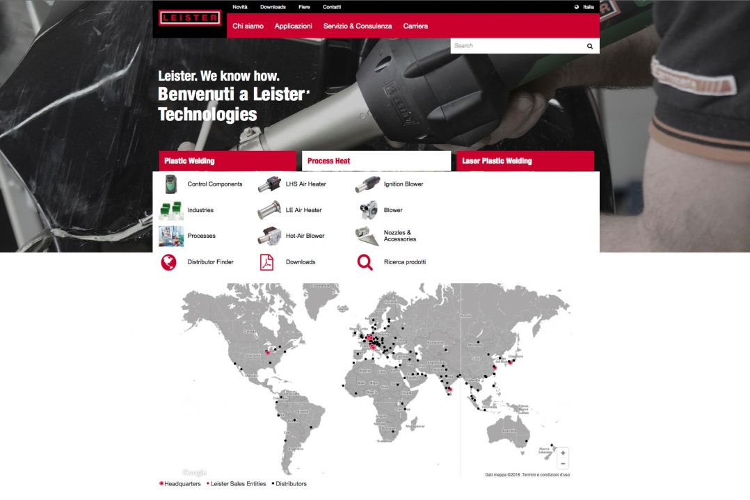 Leister: un nuovo sito europeo