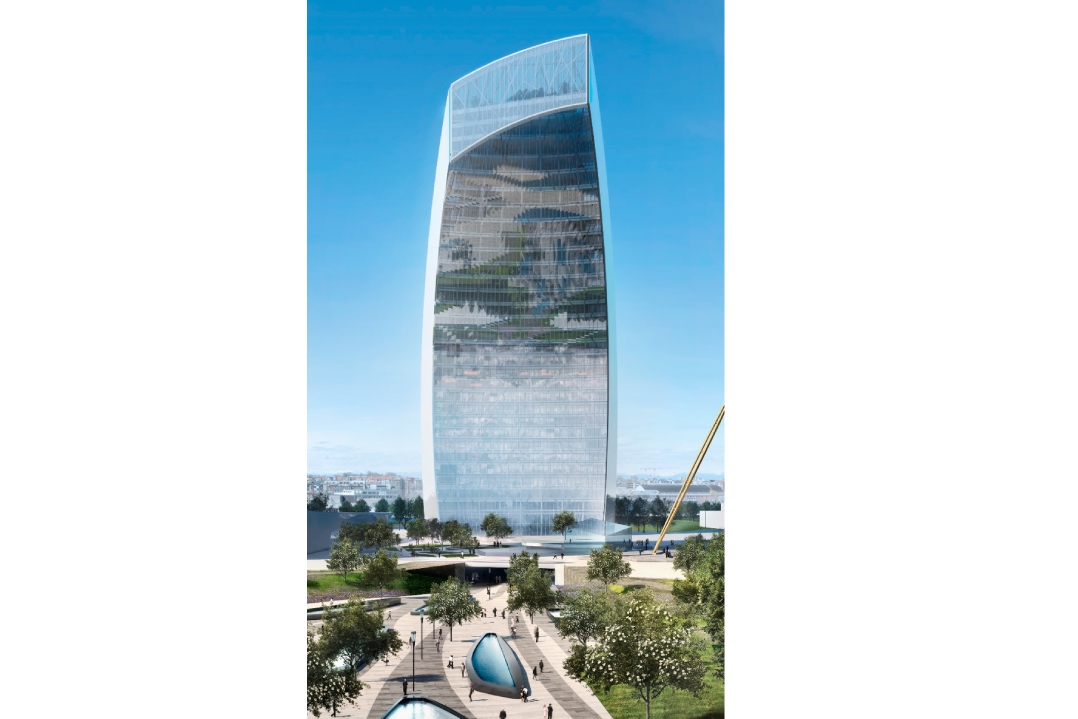 Milano: il Gruppo Focchi ha terminato il “Curvo” di Daniel Libeskind a CityLife