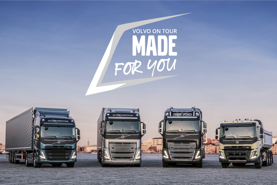 Al via il MADE FOR YOU VOLVO ON TOUR, il roadshow itinerante presso le concessionarie Volvo Trucks che attraverserà tutta Italia
