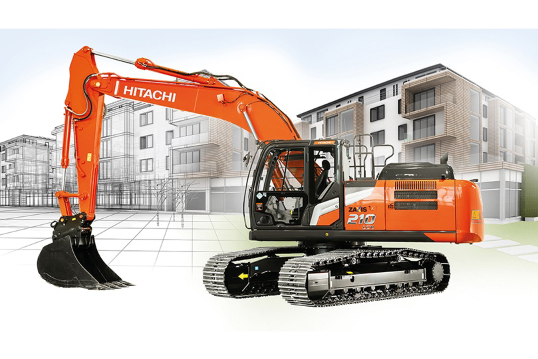 Hitachi presenta lo ZX210LCN-7 con la soluzione Leica Geosystems installata di fabbrica