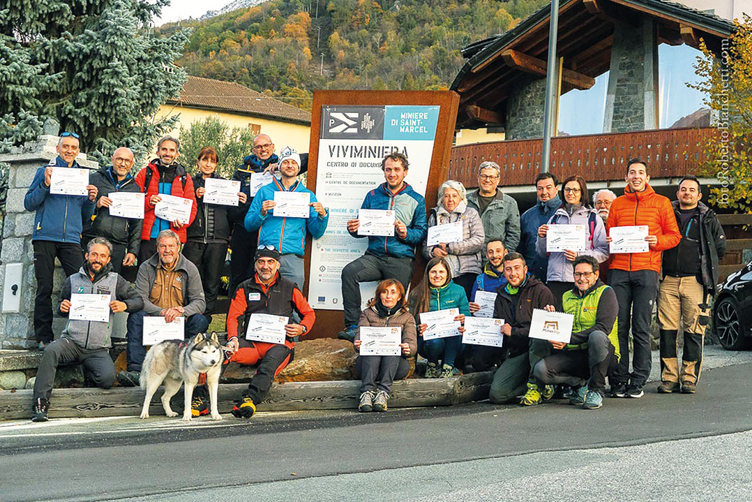 Corso “Valorizzazione e Comunicazione del  Patrimonio Minerario” alla Miniera d’Oro Costa di Sessa (Svizzera) e Miniere di Saint-Marcel (Valle d’Aosta)