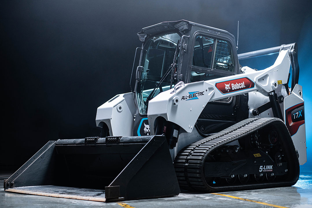 Bobcat T7X – La prima pala compatta cingolata completamente elettrica al mondo
