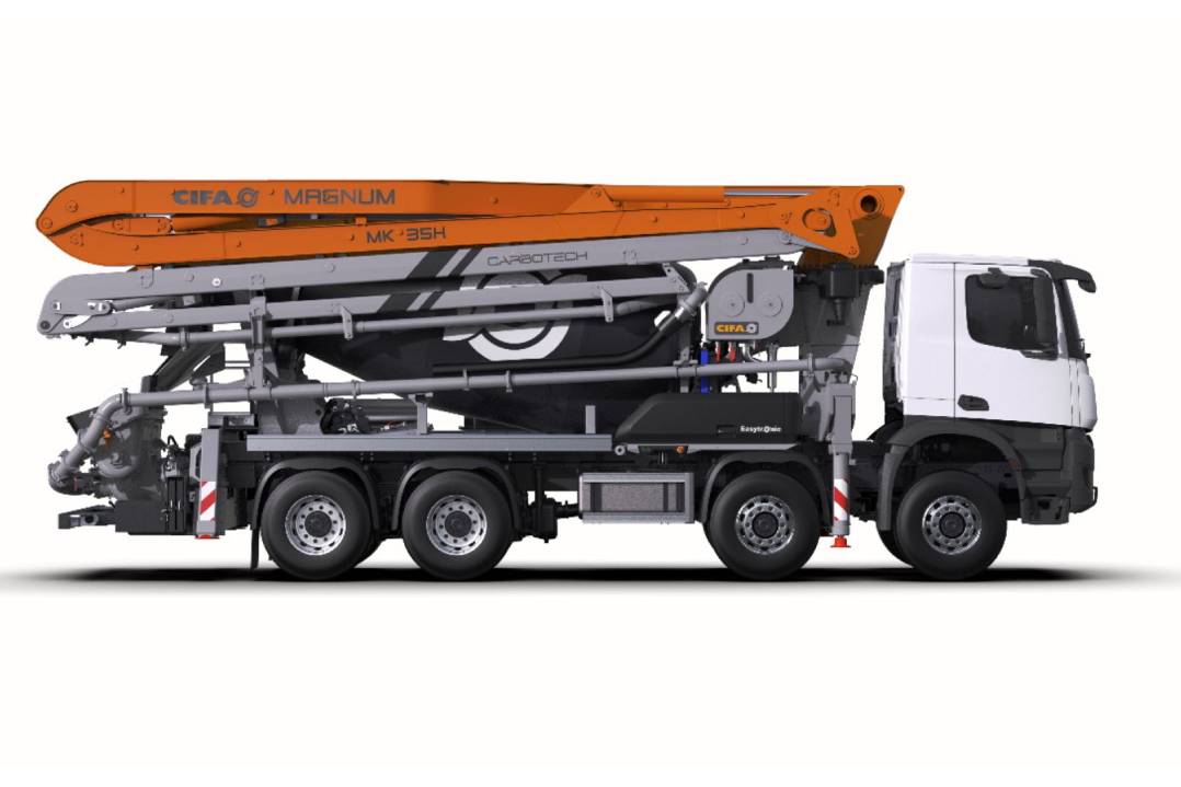 MK35H: la nuova betonpompa CIFA presentata a Bauma 2025