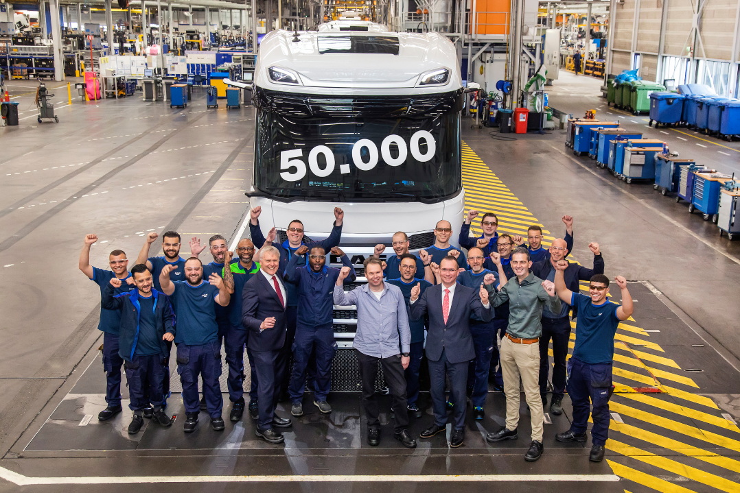 DAF raggiunge il traguardo di 50.000 veicoli New Generation prodotti