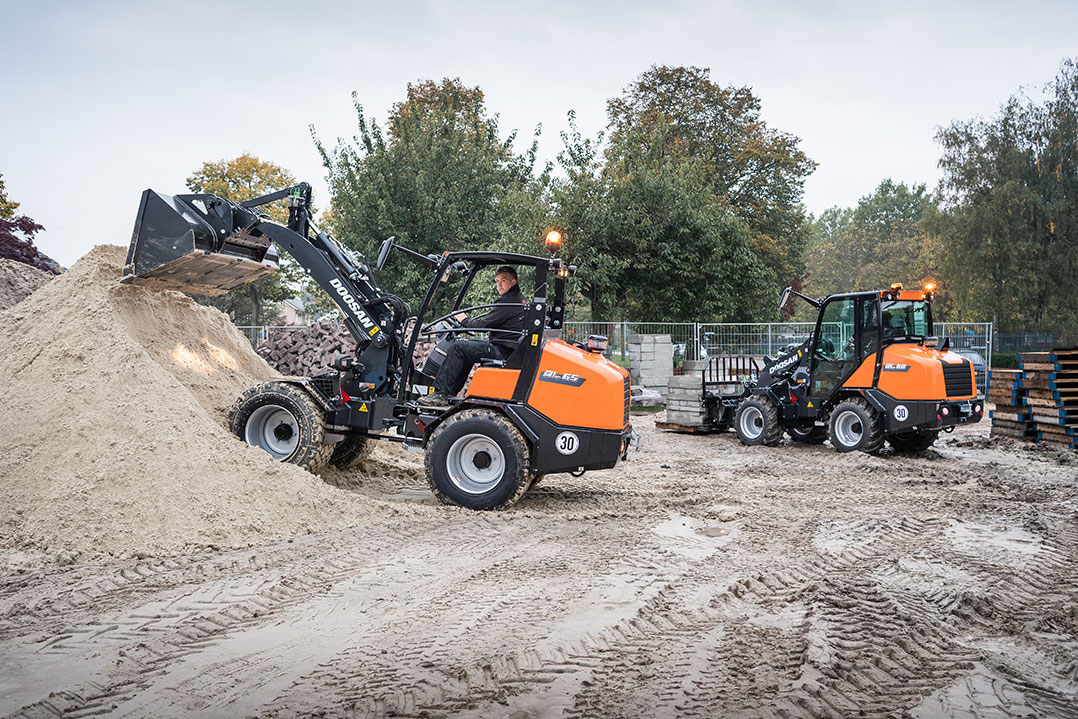 Doosan conferma i dettagli di cinque sue nuove pale gommate compatte