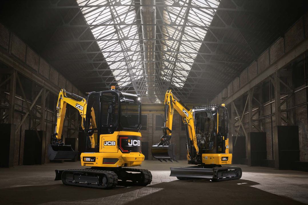 I nuovi modelli di mini escavatori JCB portano i vantaggi della next generation alla classe da 2,5 tonnellate