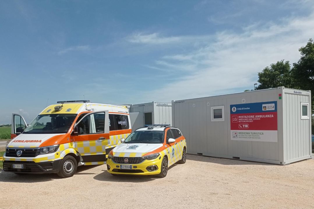 Eraclea Mare, il centro di medicina turistica nella struttura modulare di Niederstätter