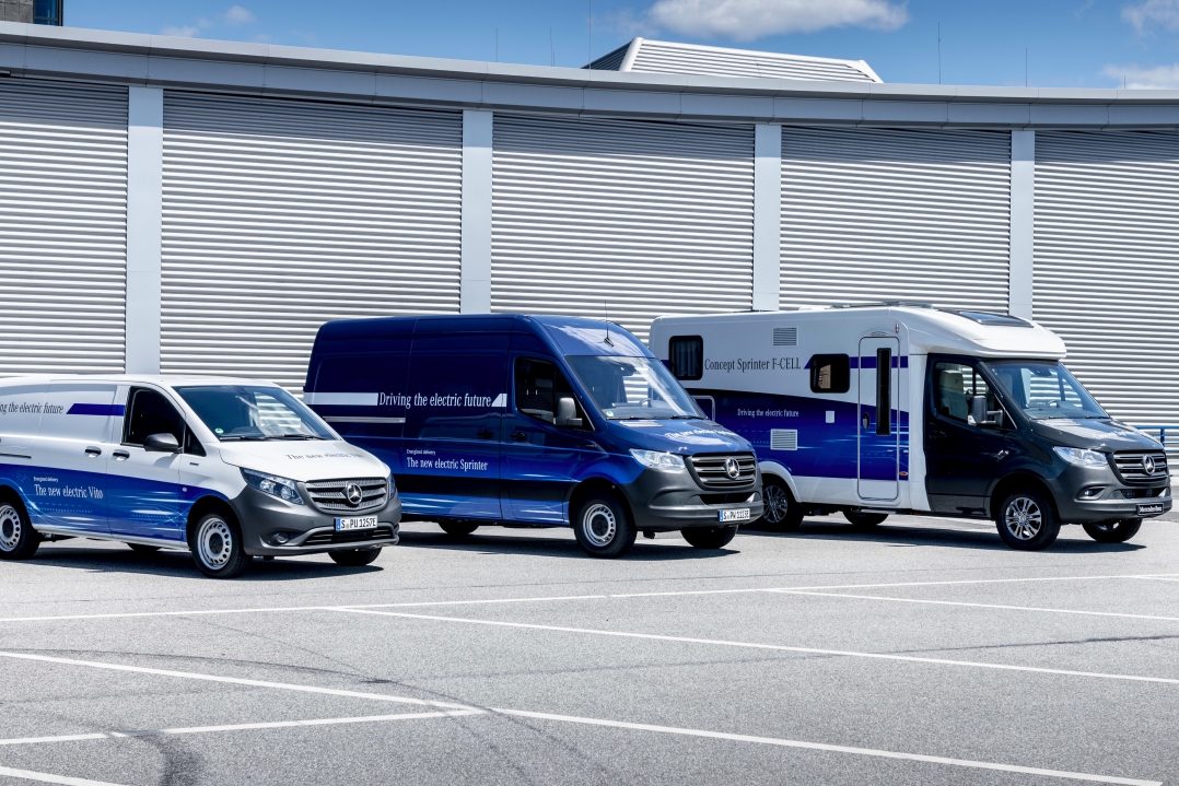 eVito di Mercedes-Benz Vans con trazione elettrica a batterie
