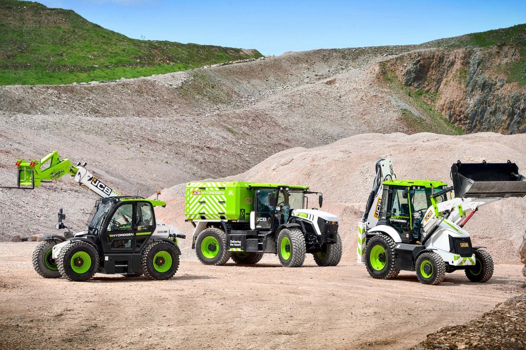 La tecnologia a idrogeno JCB fa il suo debutto in Europa