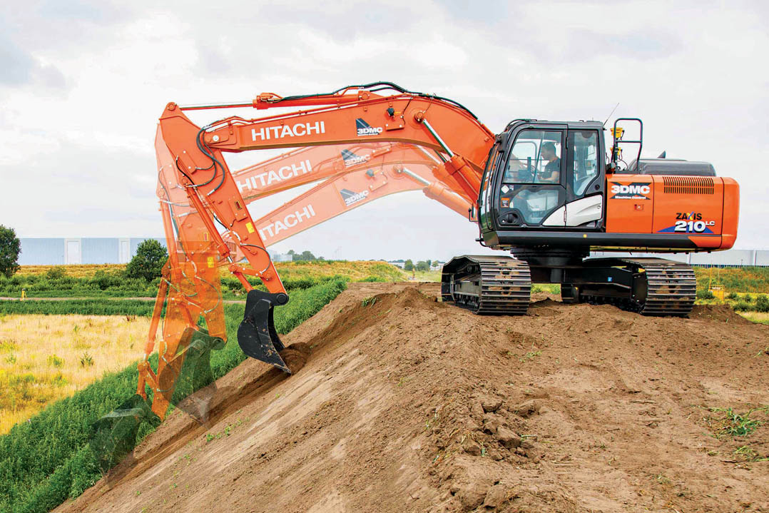 Hitachi verso il futuro con l’escavatore idraulico ICT ZX210X-6