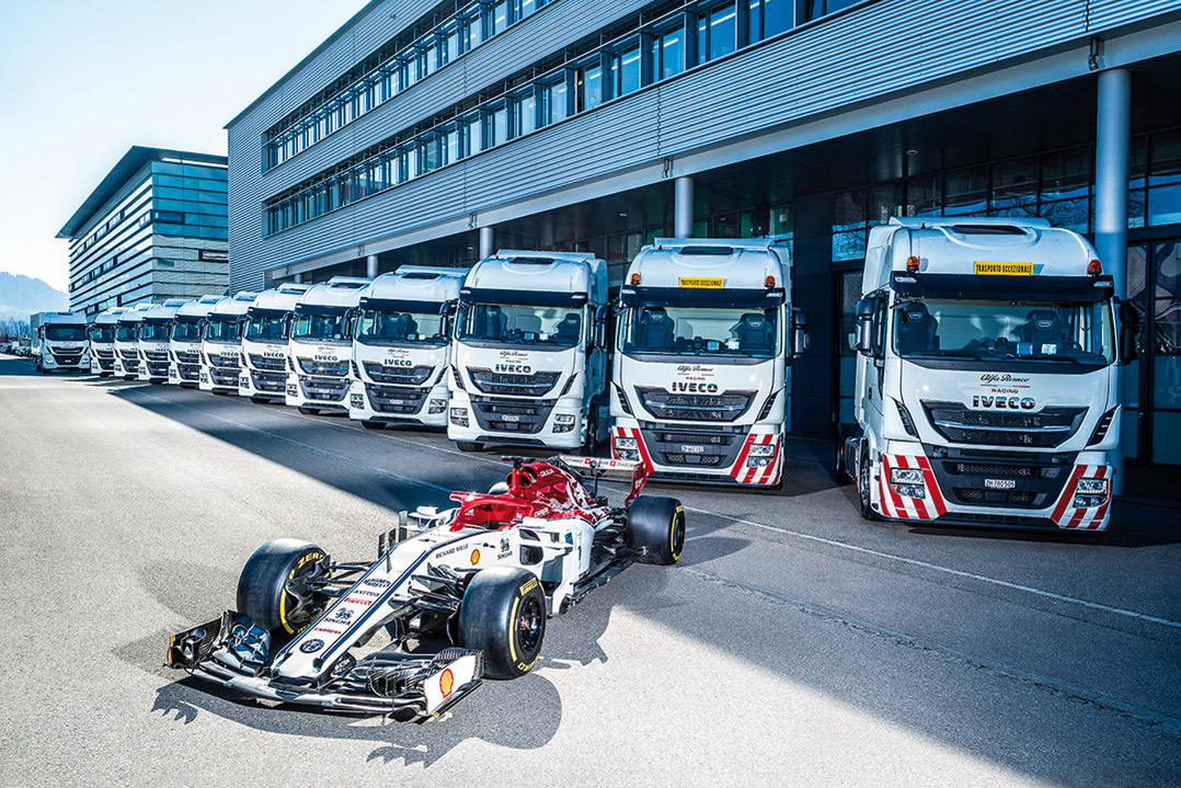 IVECO diventa Official Truck Partner di Alfa Romeo Racing