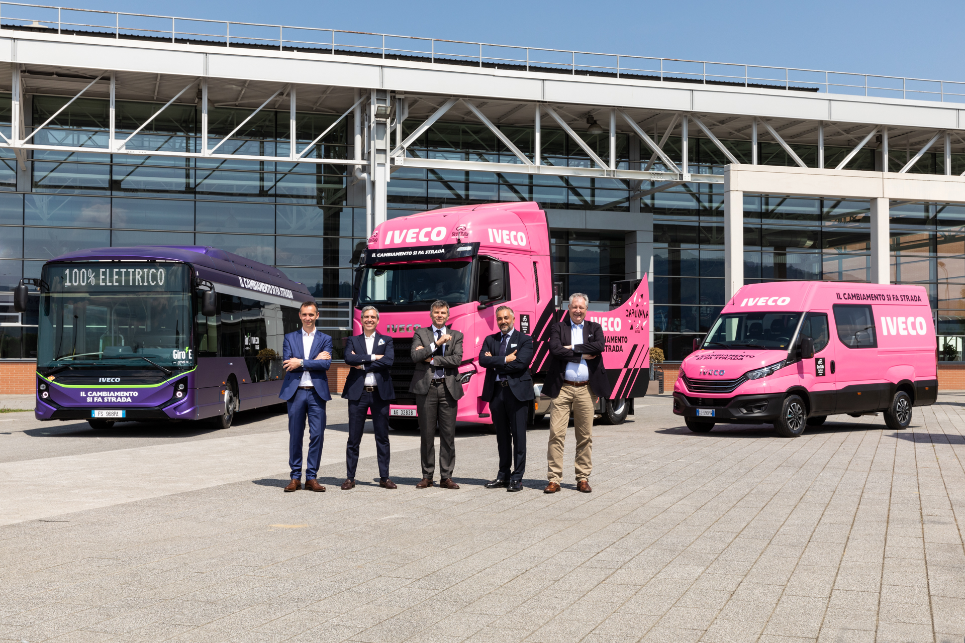 IVECO e IVECO BUS fornitori ufficiali del 105° Giro d’Italia e del Giro-E