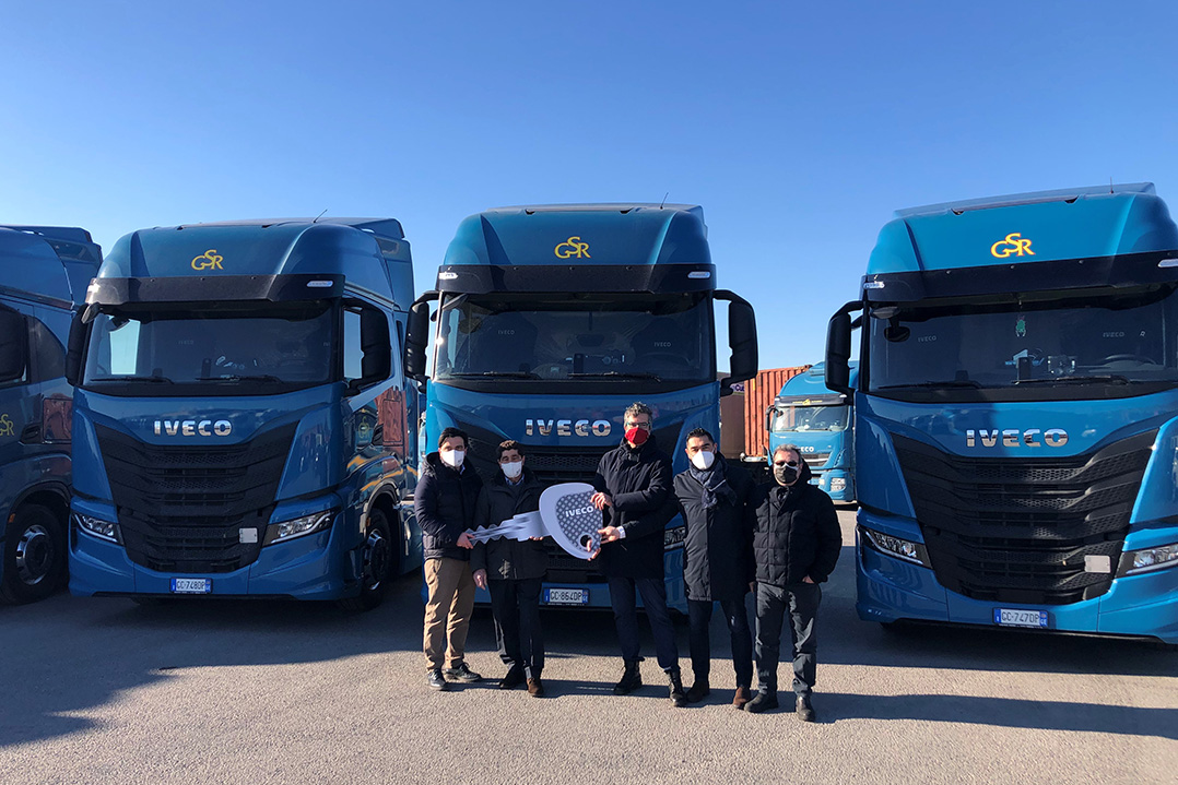 I nuovi IVECO S-Way acquistati da GSR
