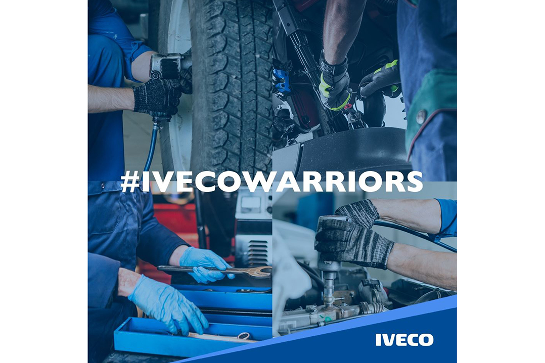 IVECO garantisce l’assistenza e la manutenzione dei veicoli per contribuire a mantenere attivo il settore dei trasporti
