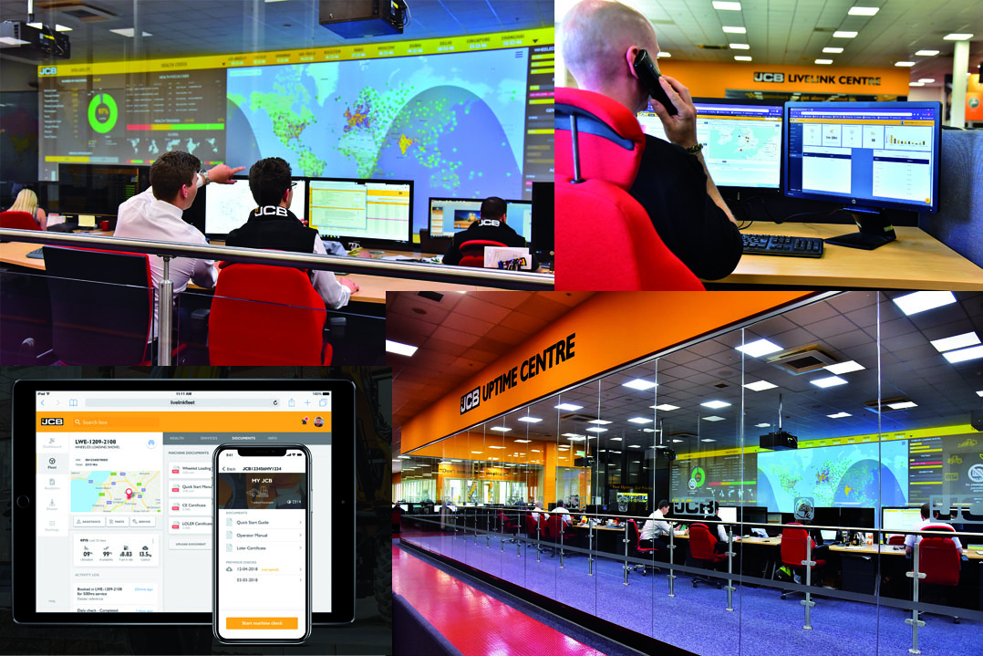 JCB raggiunge le 250.000 macchine collegate “live” con la telematica