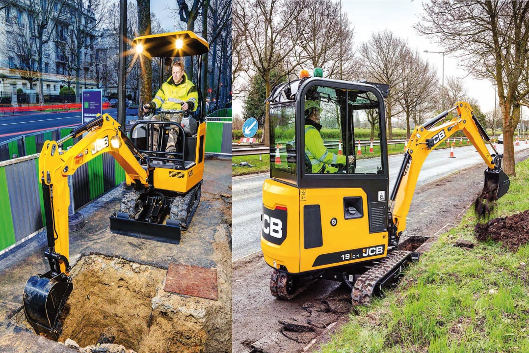 I nuovi miniescavatori JCB irrompono sul mercato