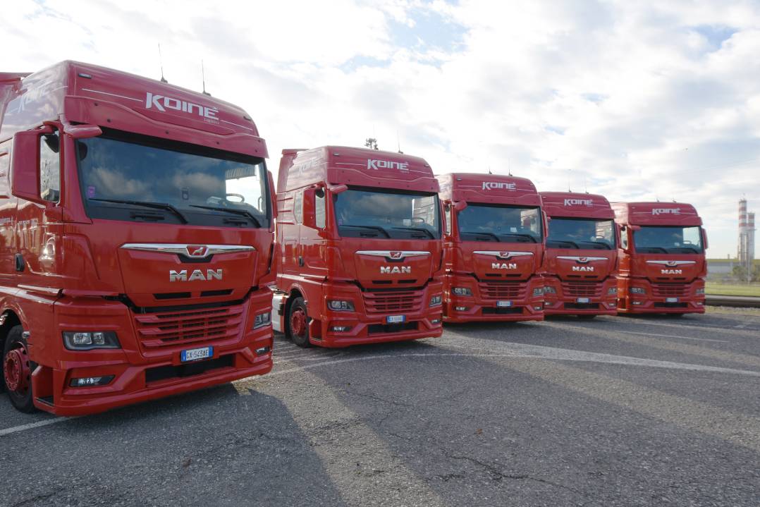 100 MAN TGX 18.520 per la flotta Koiné Transport Srl