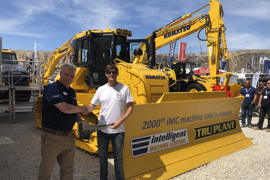 Komatsu ha consegnato 2000 unità tra dozer ed escavatori “intelligent Machine Control” in Europa