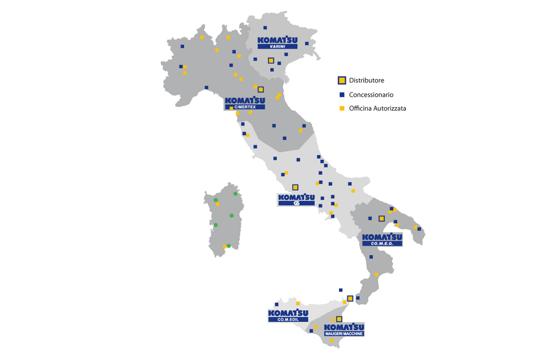 Komatsu Rete Italia a Samoter 2020