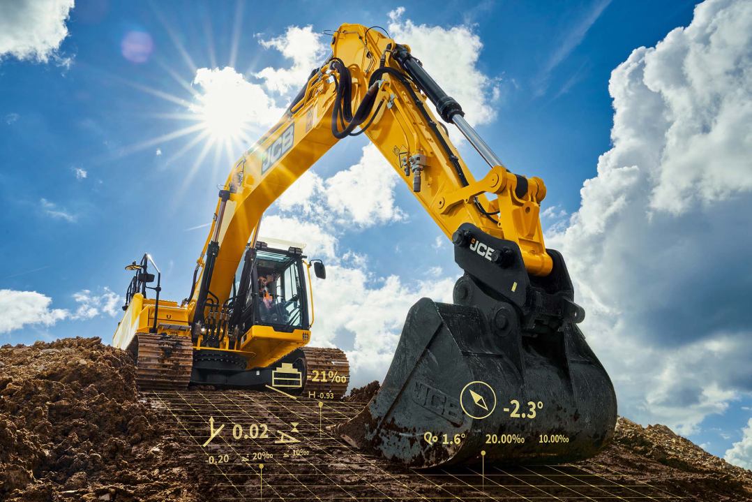 Nuove soluzioni di controllo macchine montate in fabbrica per gli escavatori JCB