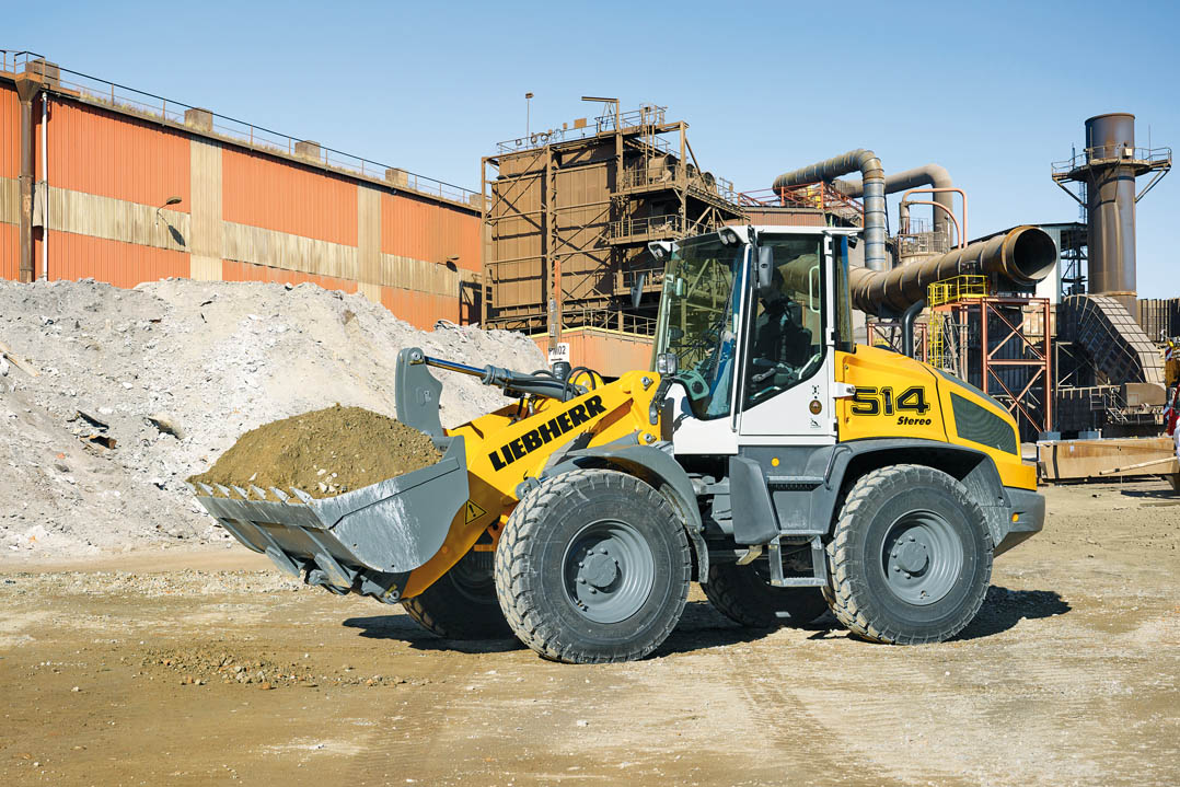 Le nuove pale gommate Liebherr Stereo