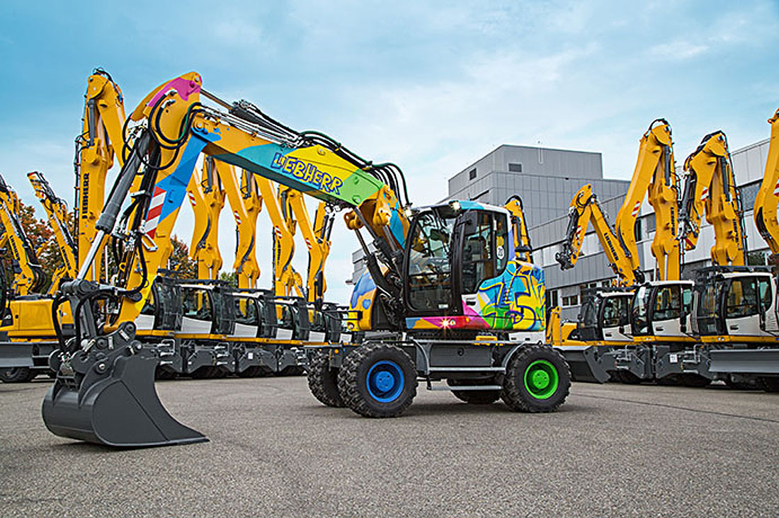 Liebherr-Hydraulikbagger GmbH festeggia il proprio “giubileo” con l’escavatore numero 75.000