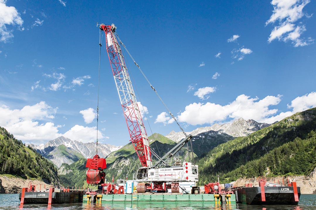 Nuovo HS 8130 HD Liebherr  per lavori di dragaggio