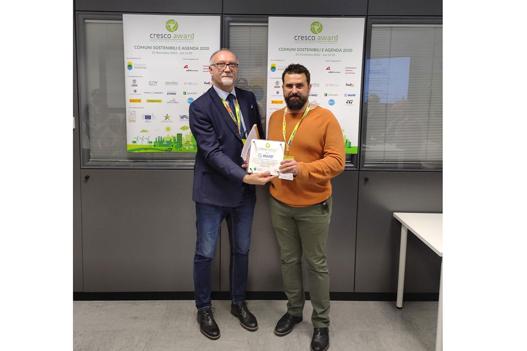 Cresco Award: premio Mapei al comune di Prato