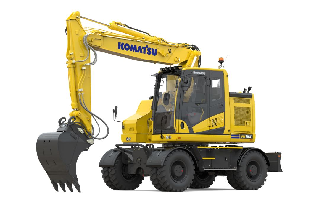 Komatsu Europe presenta nuovi escavatori gommati