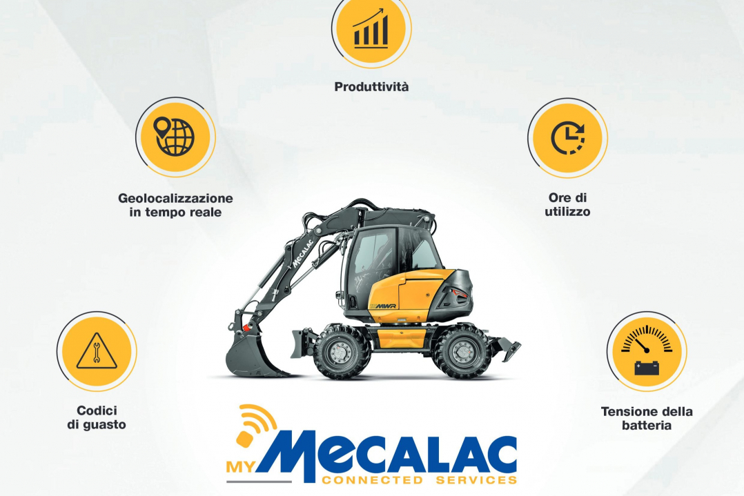 Mecalac lancia MyMecalac Connected Services, la soluzione telematica al servizio della vostra redditività