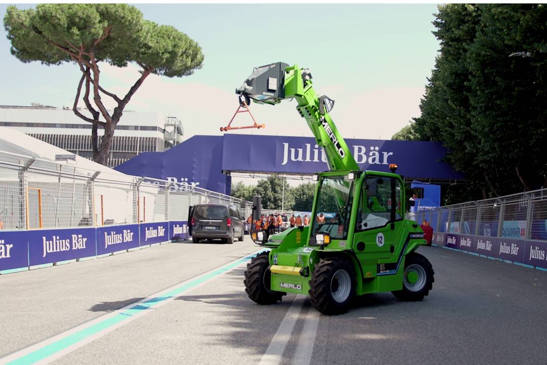 L’e-WORKER Merlo trionfa al Gran Premio di Roma di Formula E