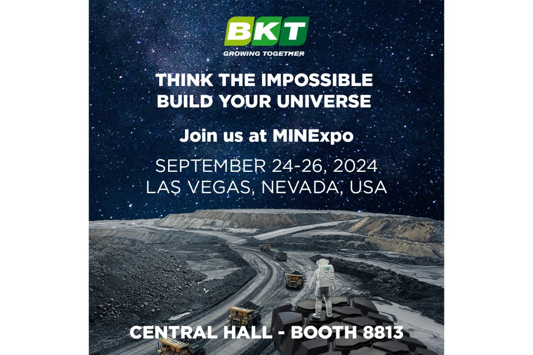 L’eccellenza e l’innovazione degli pneumatici BKT per il settore minerario ed estrattivo in mostra a MINExpo 2024